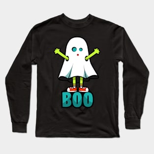 Zombie Kid Boo Long Sleeve T-Shirt